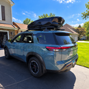 For Nissan Pathfinder Rock Creek 2023-Up Roof Rack Cross Bars Tubular Rack, Black-10