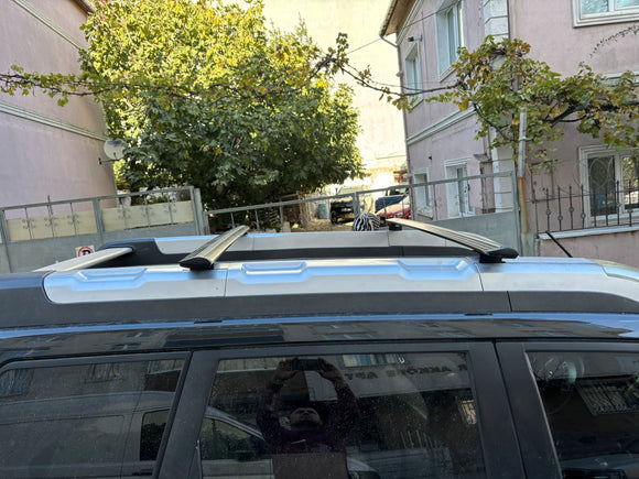Für Nissan X-Trail T31 2007–2014, 2 Stück, Dachträger, Systemträger, Querträger, Aluminium, abschließbar, hochwertige Metallhalterung, schwarz