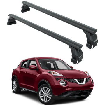 For Nissan Juke F15 2011-2019 Roof Rack Cross Bars Normal Roof Alu Black