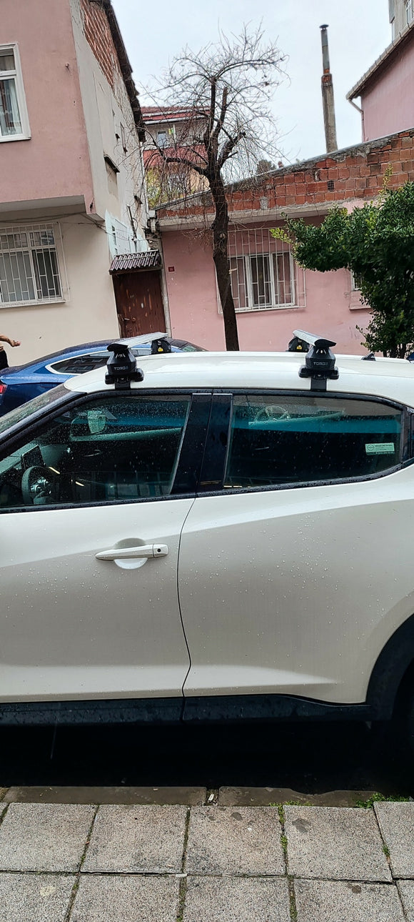 For Nissan Juke 2020-2025 Roof Rack Cross Bars Normal Roof Alu Silver