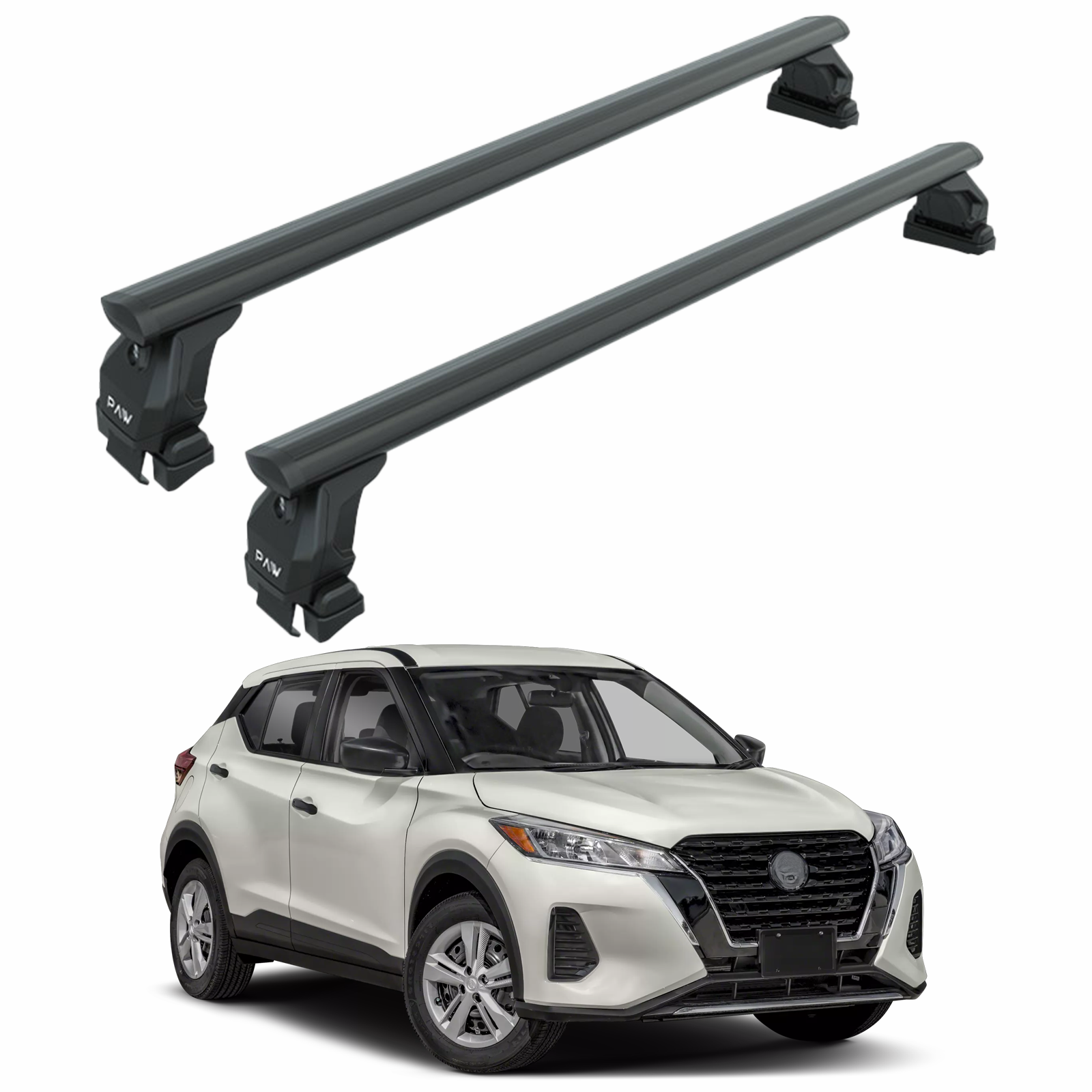 For Nissan Rogue T33 2021-2025 Roof Rack Cross Bars Alu Normal Roof Pro 4 Silver