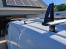 Nissan NV Cargo Ladder Rack – 2 Aluminum Cross Bars, Silver | NV1500 NV2500 NV3500 2012–2021-7