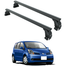 For Nissan Note E11 2004-2013 Roof Rack Cross Bars Normal Roof Alu Black-1