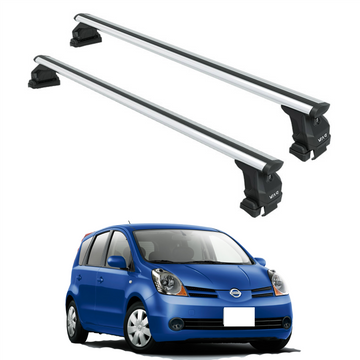 For Nissan Note E11 2004-2013 Roof Rack Cross Bars Normal Roof Alu Silver