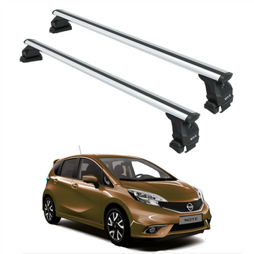 For Nissan Note E12 2014-2020 Roof Rack Cross Bars Normal Roof Alu Silver