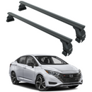 For Nissan Versa 2020-2025 Roof Rack Cross Bars Normal Roof Alu Black-1
