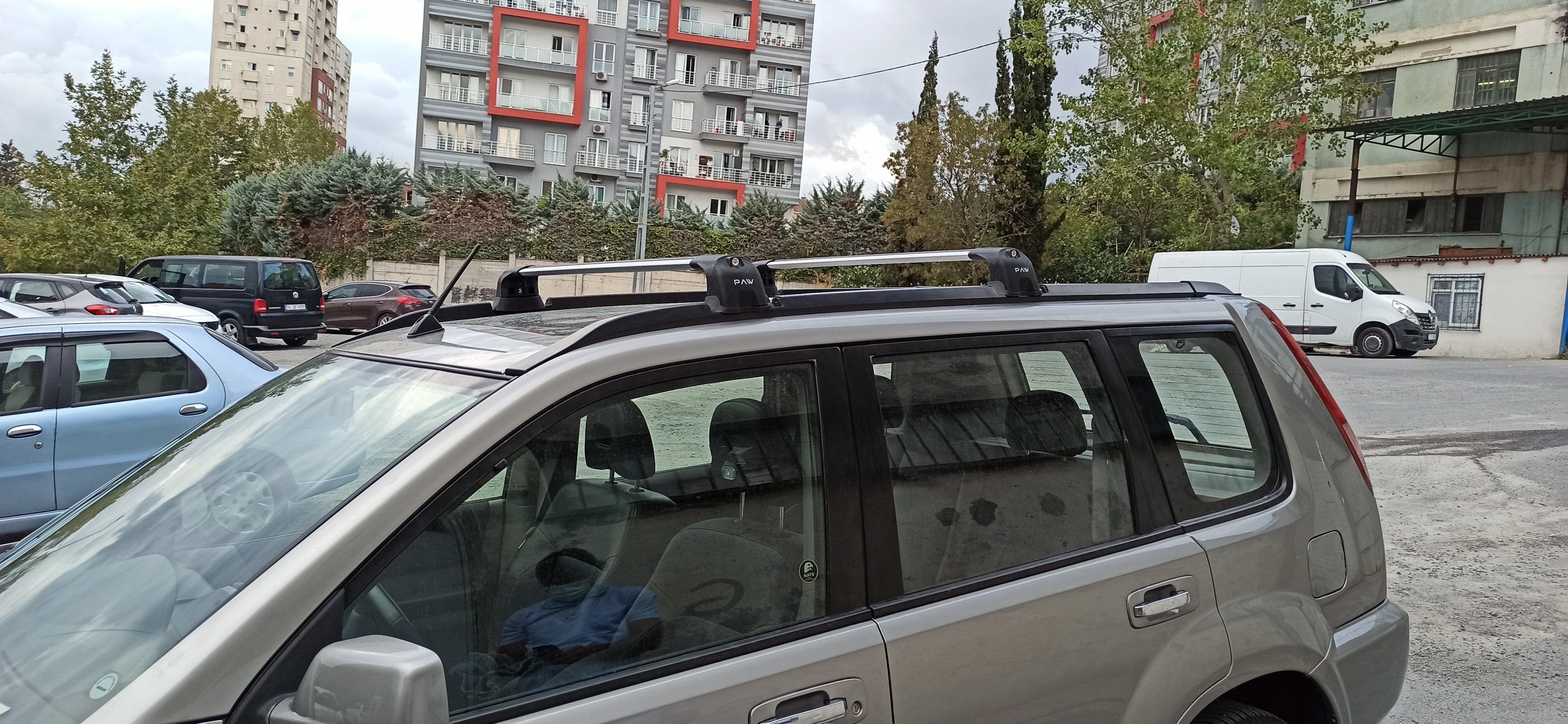 Nissan X-Trail T31 Dachträger Querträger Schienen Topträger Alu Schwarz 2ST 2001-2014 