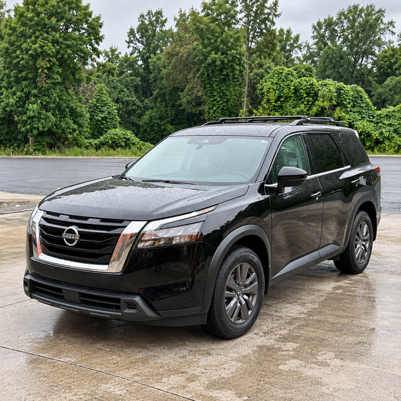 für Nissan Pathfinder Querträger Trägerschienen Dachträger Silber Farbe