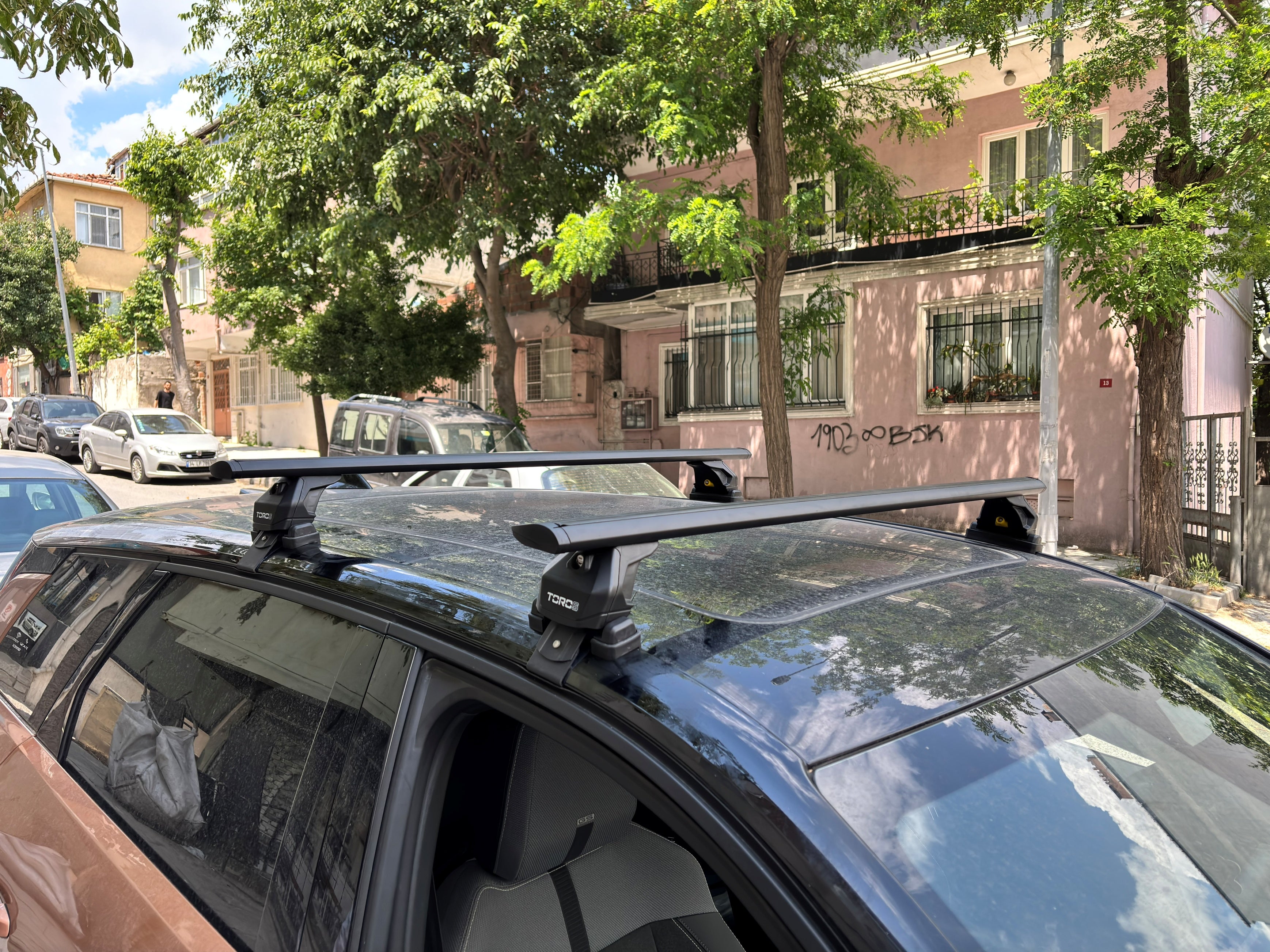 For Opel Grandland 2024-2025 Roof Rack System Carrier Cross Bars Aluminum Silver