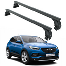 For Opel Grandland X (2017-2025) Roof Rack System Carrier Cross Bars, Black-1
