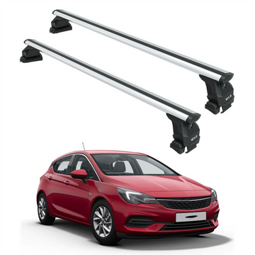 444. Kompatibel mit abschließbaren Aluminium-Dachträgern für Fahrzeuge mit Standarddach Toros Pro 4 Silver