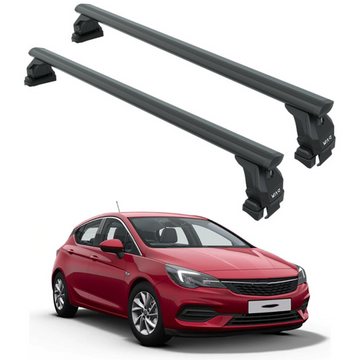 444. Kompatibel mit abschließbaren Aluminium-Dachträgern für Fahrzeuge mit Standarddach Toros Pro 4 Black