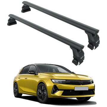 444. Kompatibel mit abschließbaren Aluminium-Dachträgern für Fahrzeuge mit Standarddach Toros Pro 4 Black