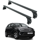 Kompatibel mit Honda Civic 5-tr Sedan Fahrzeugen 2010–2017 mit normalem Dachträger in schwarzer Farbe-1