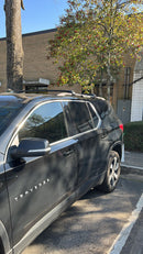 For Chevrolet Traverse Gen3 (2024-2025) Roof Rack Cross Bars Raised Rail, Black-3