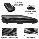 The Lux Luggage Box has a beautiful modern design that is highly aerodynamic, reliable-4