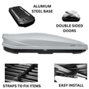 The Lux Luggage Box has a beautiful modern design that is highly aerodynamic, reliable-5