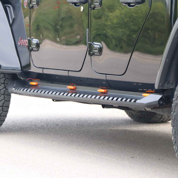 For JEEP Rubicon Gladiator 2021-2025 Running Boards Side Steps AQM-S30