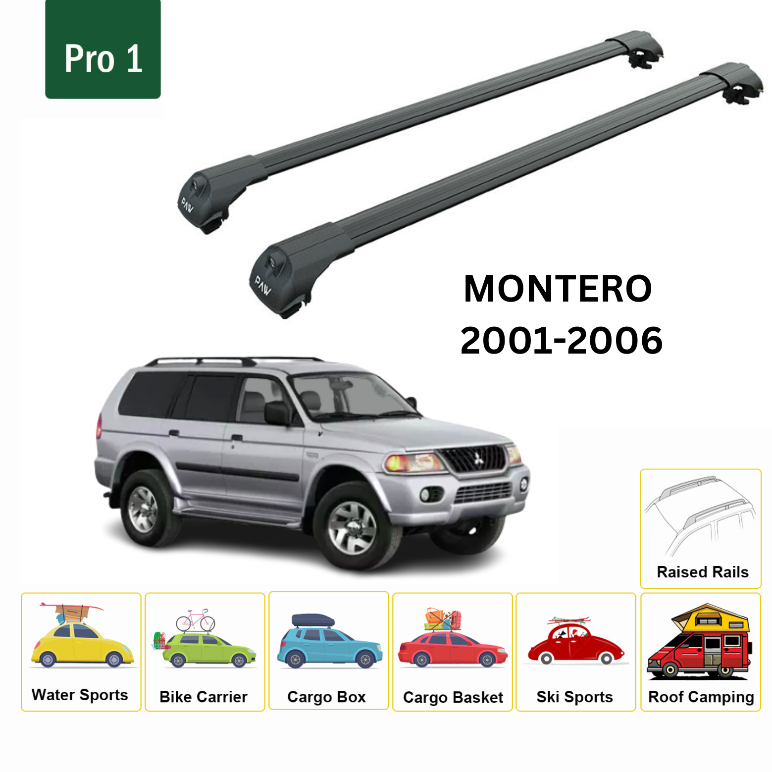 Montero roof discount rack
