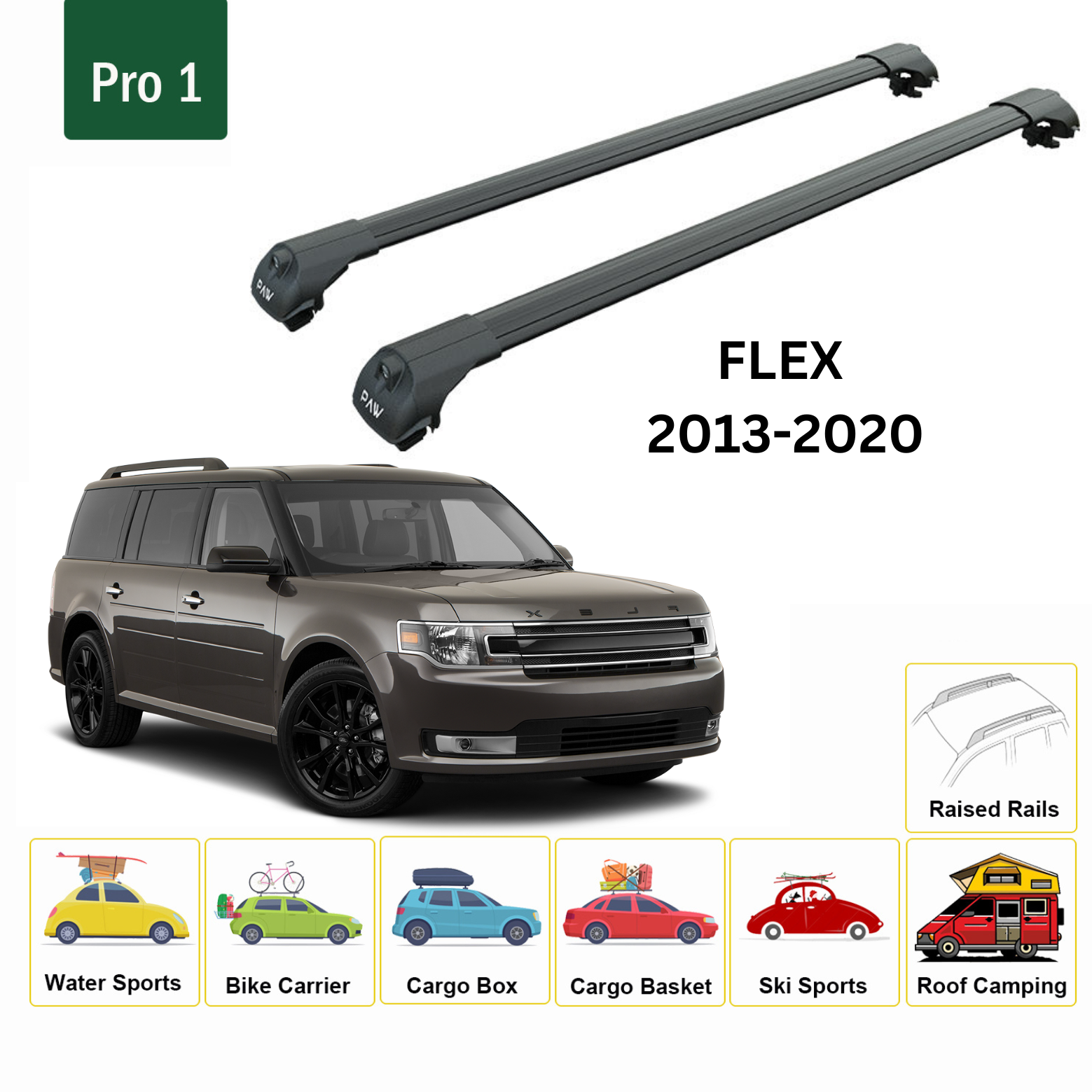 2019 ford flex roof rack hotsell