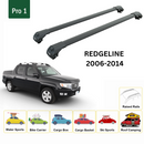 For Honda Ridgeline 2006-2014 Roof Rack Cross Bars Raised Rail Alu Black-2