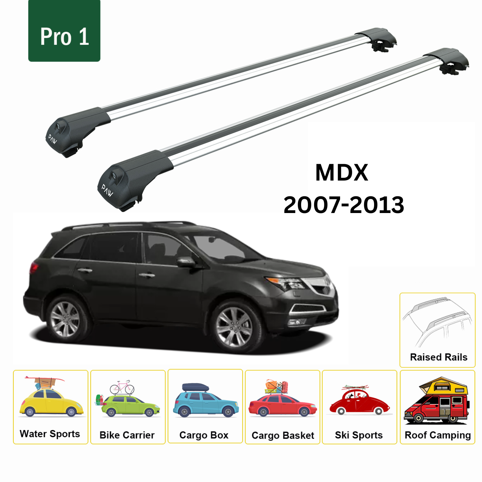 2011 acura mdx roof rails hotsell