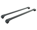 For Toyota Corolla Wagon 2004-2007 Roof Rack Cross Bars Raised Rail Alu Black-1