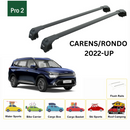 Für KIA Rondo 2022-Up Dachträgersystem, Aluminium-Querstange, Metallhalterung, abschließbar, Schwarz (Etiketler Duzeltilecek)-2