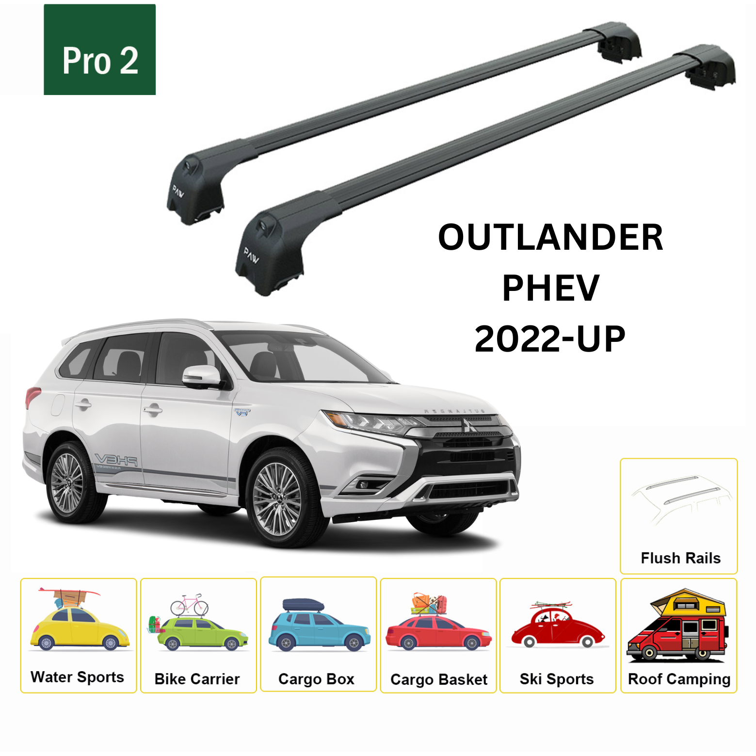 Outlander 2013 2019 Mitsubishi Outlander Roof Rack Roof Rack