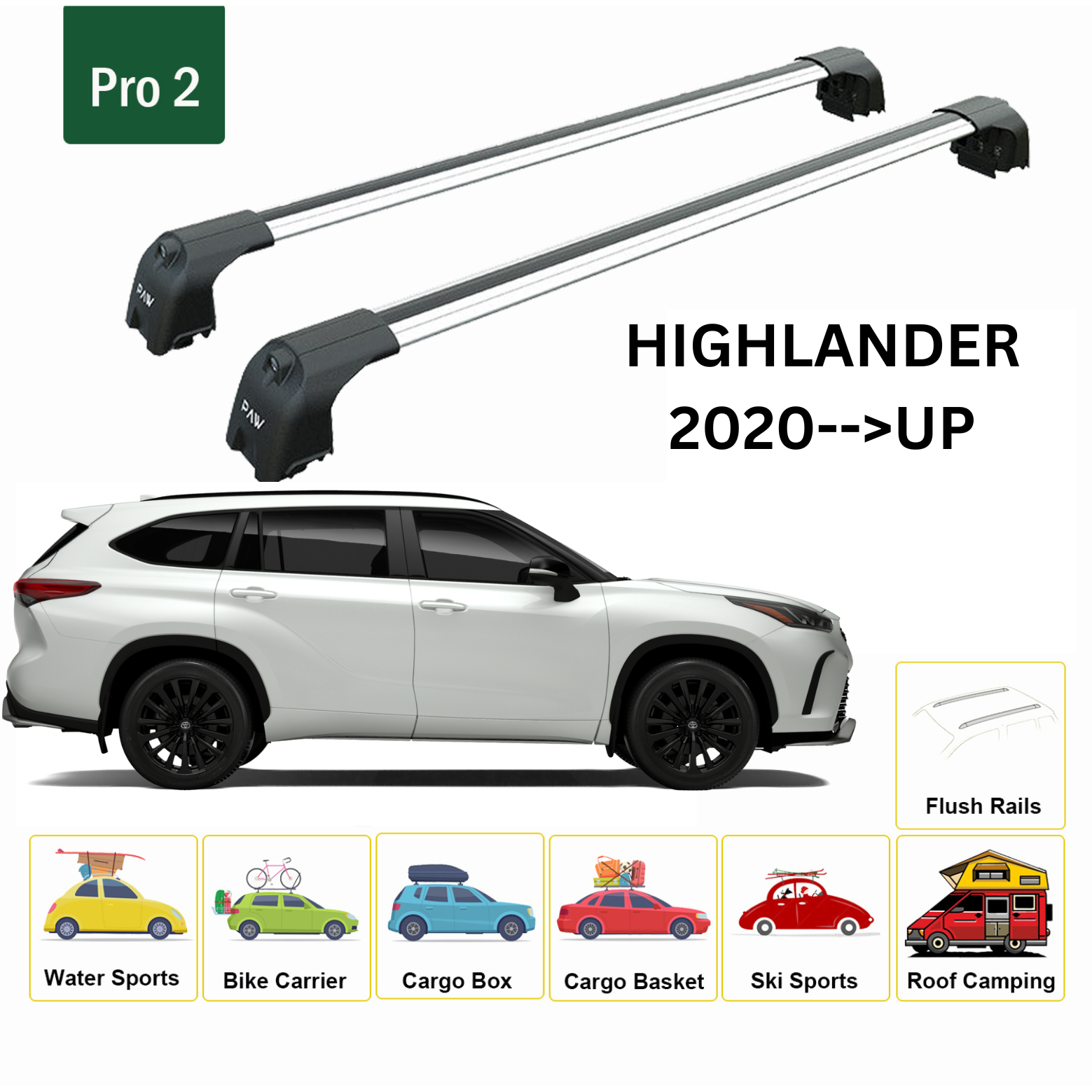 Roof rack discount 2020 highlander