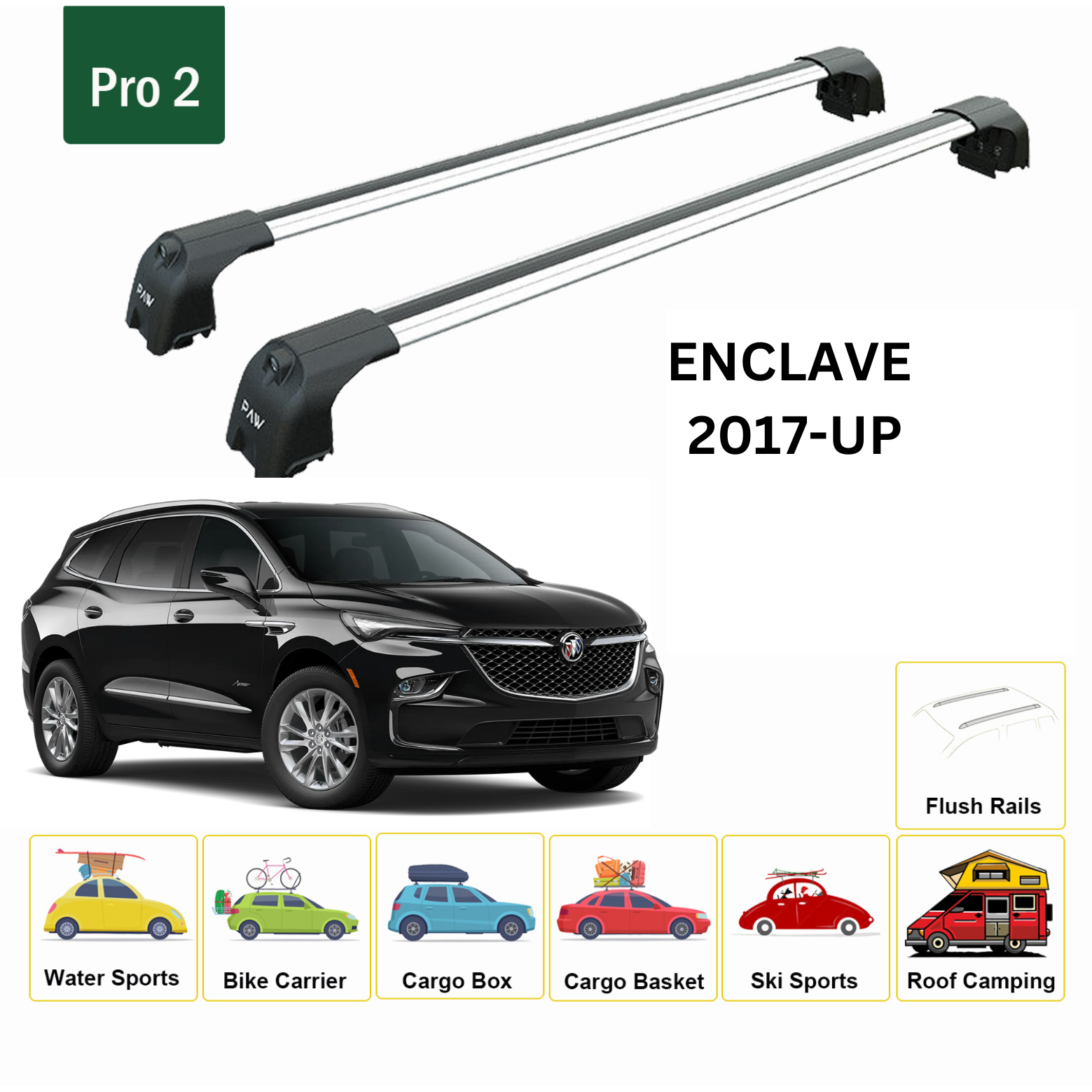 2020 buick enclave cross rails hotsell