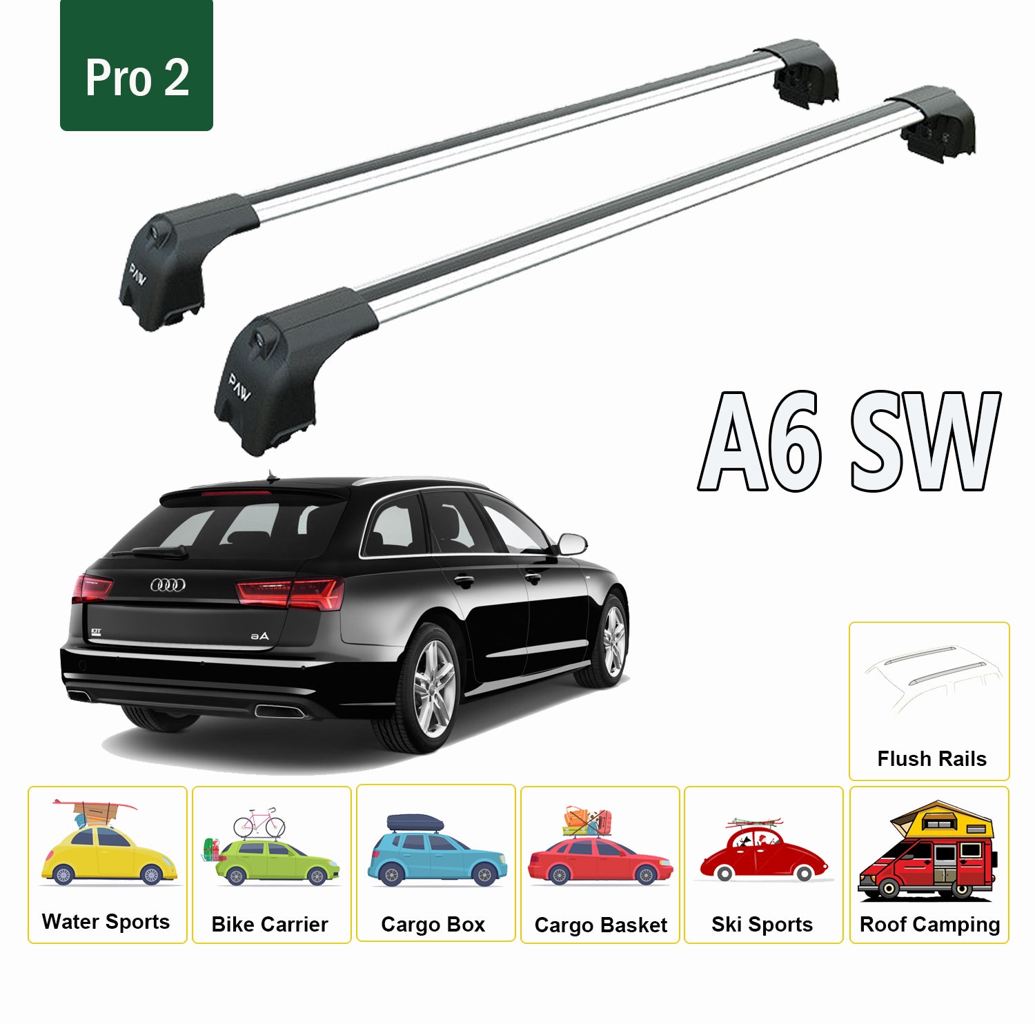 Audi a6 discount avant roof bars