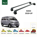 For Chevrolet N300 2012-2020 Roof Rack Cross Bars Metal Bracket Fix Point Alu Black-2