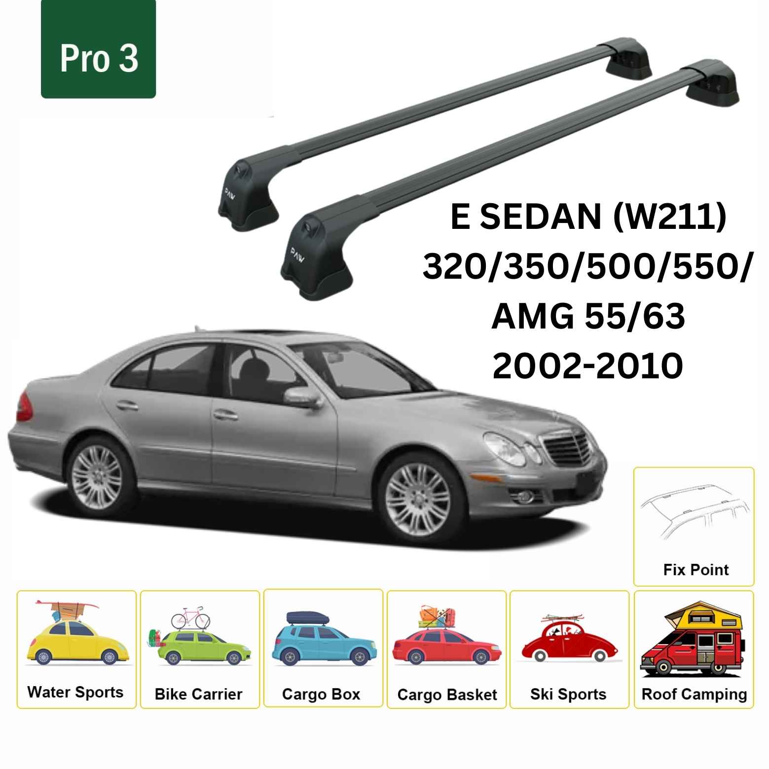 W211 discount roof rack