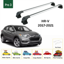 For Honda HR-V 2017-2021 Roof Rack Cross Bars Metal Bracket Fix Point Alu Silver-2