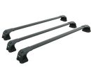 For Chevrolet N300 2012-2020 Roof Rack Cross Bars Metal Bracket Fix Point 3 Qty. Alu Black-1