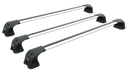 For Chevrolet N300 2012-2020 Roof Rack Cross Bars Metal Bracket Fix Point 3 Qty. Alu Silver-1