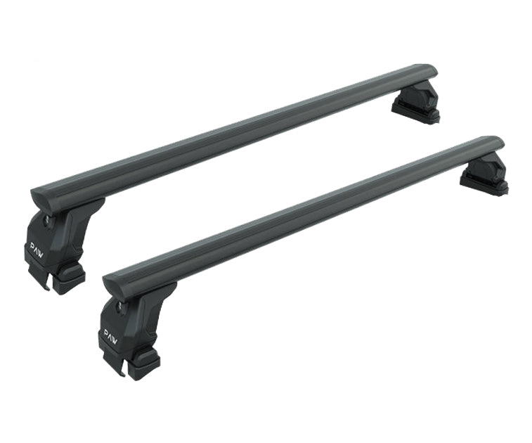 Für Ford Flex 2008–2013 Dachträgersystem, Aluminium-Querstange, Metallhalterung, abschließbar, schwarz