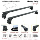 For Renault Clio Grand Tour 2012-2019 Roof Rack System, Aluminium Cross Bar, Normal Roof, Silver-3