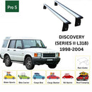 For Land Rover Discovery (Series II) 1998-2004 Roof Rack Cross Bars Rain Gutter Silver-2