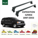 For Ford Expedition UN93 (1997-2003) Roof Rack Cross Bars Fix Pro 6, Black-2