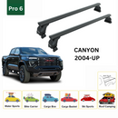 For GMC Canyon 2004-Up Bed Rack Cross Bars Alu Black-2