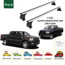 Für Ford F150 Lightning 2022-Up Dachträgersystem, Aluminium-Querstange, Metallhalterung, abschließbar, Schwarz-2