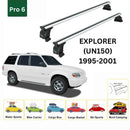 444. Für Dachträgersystem, Aluminium-Querstange, Metallhalterung, normales Dach, Silber-2