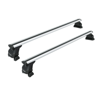 Für Ford F150 Lightning 2022-Up Dachträgersystem, Aluminium-Querstange, Metallhalterung, abschließbar, Silber