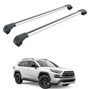 For Toyota Rav4 Adventure 2019-2025 Roof Rack Cross Bars Raised Rail Alu Silver-1