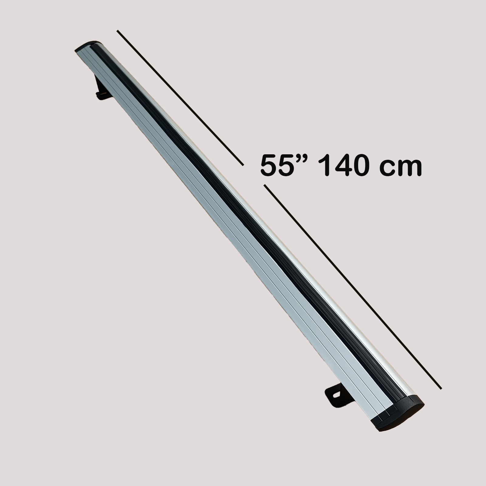 333. Kompatibel mit abschließbaren Aluminium-Dachträgern für Fahrzeuge mit Standarddach Toros Pro 3 Black - 0