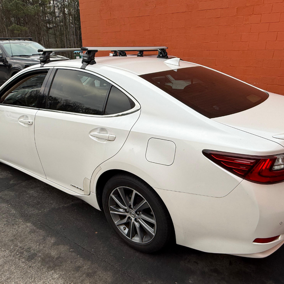 For Lexus ES 2018-2025 Roof Rack Cross Bars Normal Roof Alu Silver