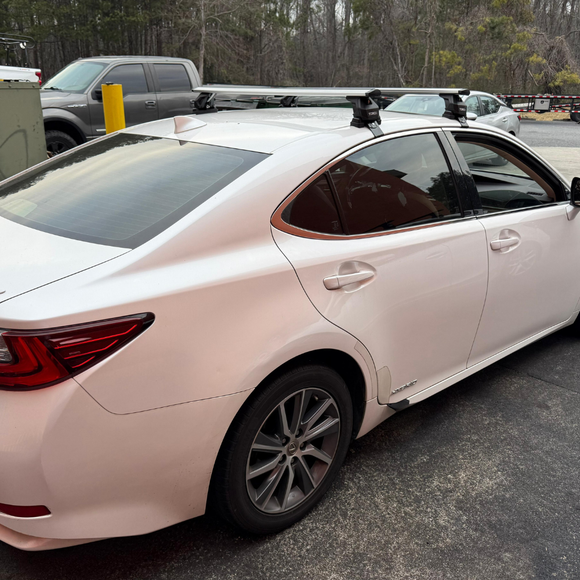 For Lexus ES 2018-2025 Roof Rack Cross Bars Normal Roof Alu Silver