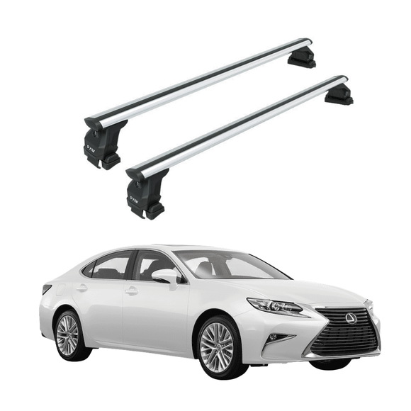 For Lexus ES 2018-2025 Roof Rack Cross Bars Normal Roof Alu Silver